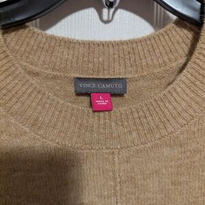 Vince Camuto Women's Crewneck Sweater in Camel